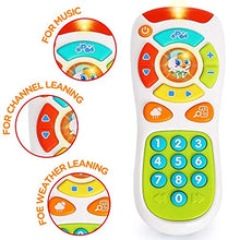 Load image into Gallery viewer, Baby TV Remote Control Toy, VATOS Baby Toys, Learning Remote Toy with Light Music for 6 Months + Baby, Learning Toys for One Year Old Baby Infants Toddlers Kids Boys or Girls
