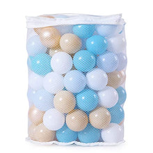 Load image into Gallery viewer, Realhaha Kids Ball Pit Balls,100 Crush Proof Blue Play Balls for Baby Toddler Ball Pit, Fit for Kids Party Play Tents &amp; Tunnels Indoor &amp; Outdoor Playball
