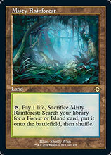 Load image into Gallery viewer, Magic: the Gathering - Misty Rainforest (438) - Retro Frame - Foil - Modern Horizons 2
