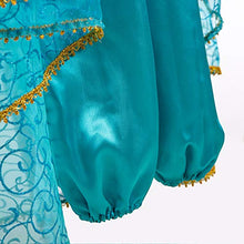 Load image into Gallery viewer, Ingsist Kids Girls Costume Dress Up Cute Teens Deluxe Arabian Princess Dresses Suit for Birthday Pageant Party

