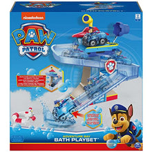 Load image into Gallery viewer, Paw Patrol, Adventure Bay Bath Playset with Light-up Chase Vehicle, Bath Toy for Kids Aged 3 and up
