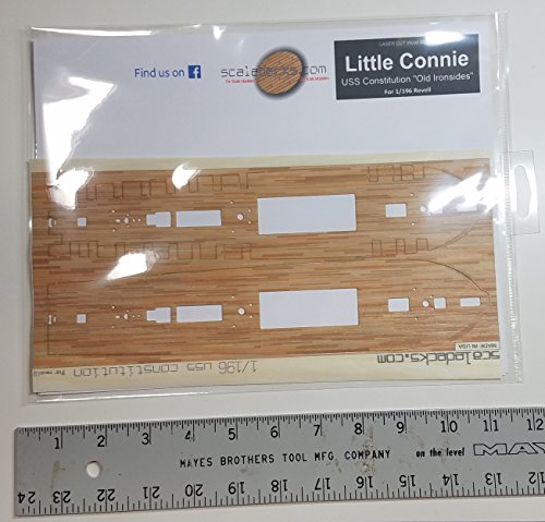 Premium Wood Deck for 1/196 USS Constitution (fits Small Revell kit)