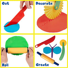 Load image into Gallery viewer, READY 2 LEARN Dough Tools - Set of 6 - Arts and Crafts for Kids - Sculpting Tools to Roll, Cut, Mold and Flatten - Art Supplies for Pottery and Dough

