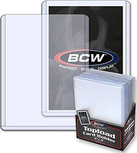 Load image into Gallery viewer, BCW Topload Card Holder for Standard Trading Cards ,3&quot; x 4&quot;  ,Up to 20 pts, 100-Count
