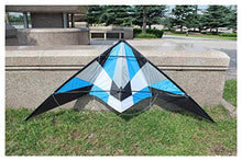 Load image into Gallery viewer, XIBEI Stunt Kite,70 inch Dual Line Colorful Kites,Delta Kite for Adults Outdoor Fun Sports,with Handle and Line,Suitable for Kids Adults and Beginners Kites (Color : Blue)
