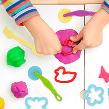 Load image into Gallery viewer, Play Dough Accessories Set Color Clay Dough Making Tools DIY Playdough Tools Mini Clay Tools Kit Including Rollers Cutters Art Supplies for Girls Boys KindSchool Crafts
