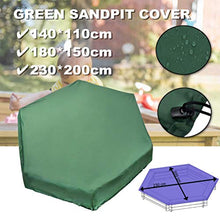 Load image into Gallery viewer, Happyyami 140x110cm Sandbox Cover Waterproof Sand Pit Cover Indoor Outdoor Oxford Cloth Home Garden Sandpool Protection
