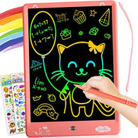 ZMLM Girls Gift Christmas for Girls Age 3-12: 10 Inch LCD Writing Tablet Erasable Drawing Doodle Board Kids Art Color Pad Preschool Educational Toy for Girl 3-12 Year Old Girls Birthday Gift