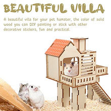 Load image into Gallery viewer, balacoo 2pcs Wooden Hamster House Small Animal Hideout Bird House Hideaway Cage Rat Chew Toys for Rat Mice Gerbil Cage Play Hut
