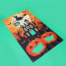 Load image into Gallery viewer, KESYOO Halloween Toss Game with 3 Bean Bags Halloween Pumpkin Witch Party Game Halloween Trick or Treat Toys for Indoor Outdoor Halloween Party Favors

