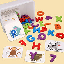 Load image into Gallery viewer, Balacoo 1 Set Letter Spelling and Writing Toys for Preschool Kindergarten Alphabets Letters Sight Word Matching Games for Kids Spelling Puzzle
