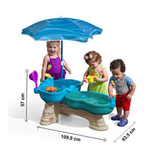 Load image into Gallery viewer, Step2 Spill &amp; Splash Seaway Water Table | Kids Dual-Level Water Play Table with Umbrella &amp; 11-Pc Accessory Set | Large Water Table
