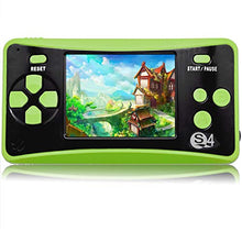 Load image into Gallery viewer, QoolPart Handheld Games for Kids Adults 2.5&#39;&#39; Color Screen Preloaded 182 Classic Retro Video Games No WiFi Needed Seniors Electronic Game Player Birthday Xmas Present for Children (Green)

