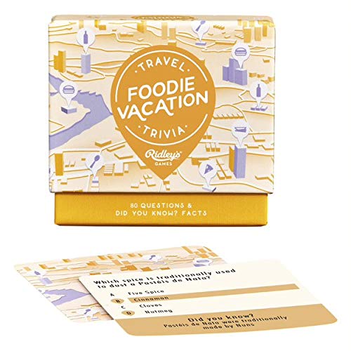 Ridley's Games QUZ014 Foodie Holiday Trivia Questions, Multi