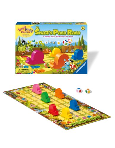 Ravensburger Snail's Pace Race Game for Age 3 & Up - Quick Children's Racing Game Where Everyone Wins!