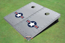 Load image into Gallery viewer, Rivet Air Force Themed Cornhole Boards
