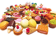 Load image into Gallery viewer, Iwako Assorted Food Cake Dessert Japanese Erasers, 10 Erasers
