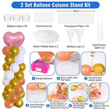 Load image into Gallery viewer, Balloon Arch Kit with Balloon Pump Electric,9Ft Tall &amp; 10Ft Wide Adjustable Balloon Arch Stand with Base,Iron Pipe,Water Bag for Wedding Graduation Birthday Party Supplies Supplies Decoration
