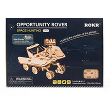 Load image into Gallery viewer, ROKR Assemble Solar Energy Powered Cars-Moveable 3D Wooden Puzzle Toys-Funny Teaching Educational-Home Deco-Model Building Sets-Best Christmas,Birthday Gift for Boys,Children,Adult (Spirit Rover)

