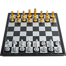 Load image into Gallery viewer, Magnetic Travel Chess Set with Folding Chess Board, Portable Travel Chessboard Piece Holder Storage, International Chess Set for Kids and Adults Beginners,A
