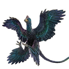 Load image into Gallery viewer, PNSO Microraptor Figure Realistic Dromaeosauridae Dinosaur PVC Collector Toys Animal Educational Model Decoration Gift for Adult
