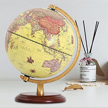 Load image into Gallery viewer, World Globe, Retro World Globe Map 360 Degree Rotating World Geographic Map Desktop Decoration Office Decoration
