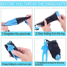 Load image into Gallery viewer, Parachute Toy 10Pieces Children&#39;s Flying Toys Tangle Free Throwing Hand Throw Parachute Army Man Toss It Up and Watching Landing Outdoor Toys for Kids Gifts (Five Color)
