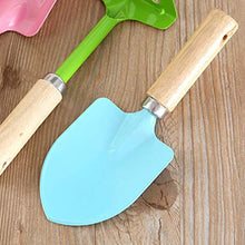 Load image into Gallery viewer, DOITOOL 3Pcs Kids Gardening Tools with Sturdy Wooden Handle, Kids Gardening Tool Set, Mini Metal Gardening Tools Trowel Shovel Rake Set for Kids

