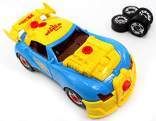 Load image into Gallery viewer, FMT World Racing Car Take-A-Part Toy for Kids with 30 Take Apart Pieces, Tool Drill, Lights and Sounds
