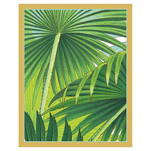 Load image into Gallery viewer, Caspari Palm Fronds Bridge Tally Sheets - 5 Packs of 12
