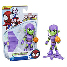 Load image into Gallery viewer, Spidey and His Amazing Friends Marvel Green Goblin Hero Figure, 4-Inch Scale Action Figure, Includes 1 Accessory, for Kids Ages 3 and Up
