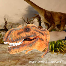 Load image into Gallery viewer, Germerse Dinosaur Head Hand Puppet, Interesting Soft Durable Stories Role Hand Puppet Dinosaur Head Toy, for Kids Boys(Allosaurus)
