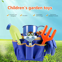Load image into Gallery viewer, CHERRYSONG 6 PCS/Set Children&#39;s Garden Tool Set Garden Outdoor Metal Shovel Gloves Kettle Set Canvas Tote/Shovel/Rake/Fork/Watering Can/Kid-Sized Gloves
