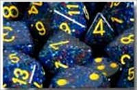 Chessex Manufacturing 25366 Twilight Speckled Polyhedral Dice Set Of 7