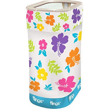 Load image into Gallery viewer, amscan Hibiscus Party Flings Bin, 22&quot; x 15&quot; x 10&quot;, 13 Gallons
