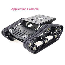 Load image into Gallery viewer, SZDoit Updated Robot Smart Robot Tank Car Chassis Accessory Kit for Arduino Project Learning, Bearing Wheels + Driving Wheel for 4mm DC High Torque Encoder Motor + Tracks for Robotics Platfrom
