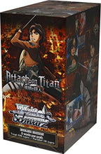 Load image into Gallery viewer, Weiss Schwarz Attack on Titan Booster Box
