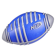 Load image into Gallery viewer, NERF Weather Blitz Foam Football for All-Weather Play -- Easy-to-Hold Grips  Great for Indoor and Outdoor Games -- Silver
