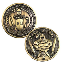 Load image into Gallery viewer, Premium Armor of God - Ephesians 6:11-3D Commemorative Challenge Coin Collector&#39;s Medallion

