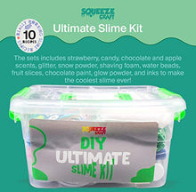 Load image into Gallery viewer, Kicko Halloween Slime Making Set Ultimate DIY - 56 Piece Kit with Storage Box - Fluffy, Beads, Glitter, Glue, Glow in The Dark, Color Dyes - for Boys, Girls, Party Favors
