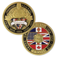U.S. Army World War II Challenge Coin WWII Europe Soldier Veterans Gift.