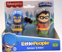 Figures Batman and Robin Dc Little People Set