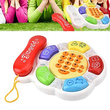 Load image into Gallery viewer, Smooth Various Educational Toy, Bright LED Light Electronic Telephone Toy, Music Telephone Toy, Home for Baby Kids Children
