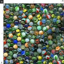 Load image into Gallery viewer, Spoonflower Fabric - Glass Green Ball Play Toy Balls Cats Eye Kids Games Children Rainbow Printed on Satin Fabric by The Yard - Sewing Lining Apparel Fashion Blankets Decor
