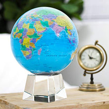 Load image into Gallery viewer, MOVA Globe Relief Map Blue 4.5&quot;
