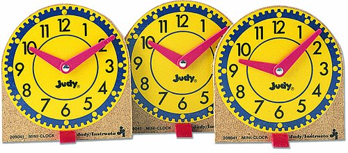 Judy Instructo Mini Judy Clocks Flash Card