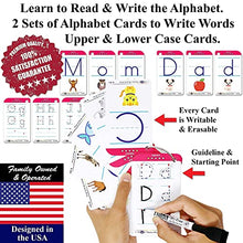 Load image into Gallery viewer, THINK2MASTER Premium 186 Laminated Alphabet, Sight Words, Phonics Flash Cards &amp; Alphabet &amp; Numbers 100 Pieces Jigsaw Puzzle for PreK &amp; Kindergarten. Learn to Read, Write, Count, add &amp; Subtract Number
