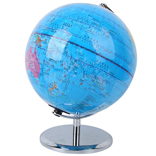 with LED Light Practical 20CM Globe World Globe, Teaching Supplies World Globe, for Boys Girls Kids Teachers(20 Constellations with Light Gold Background)