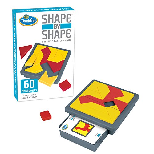 ThinkFun Shape by Shape Creative Pattern Logic Game For Age 8 to Adult - Learn Logical Reasoning Skills Through Fun Gameplay