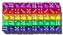 Load image into Gallery viewer, 50 6-Sided Dice | 16mm | 5 Colors

